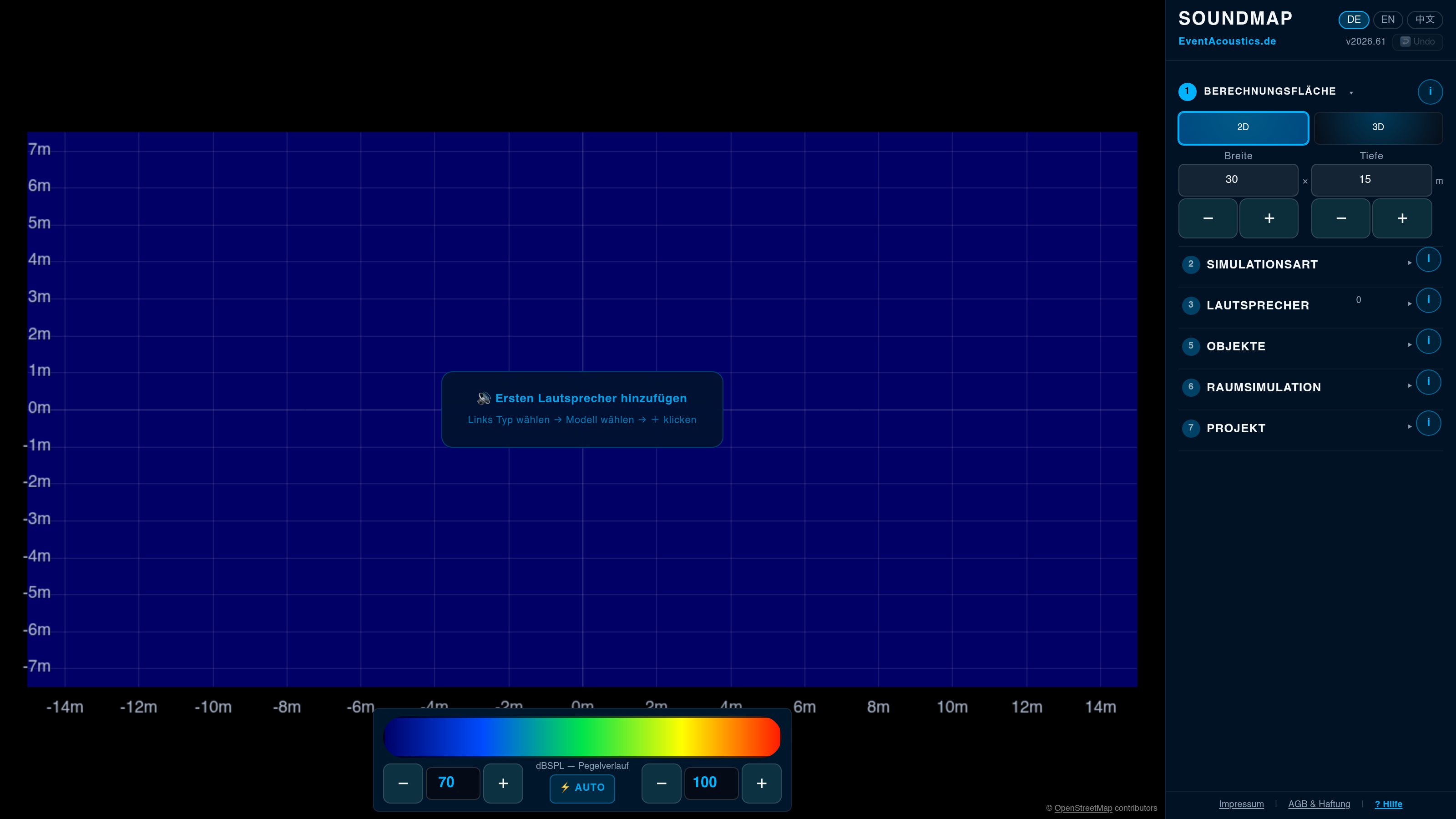 SoundMap.cloud Tool Vorschau