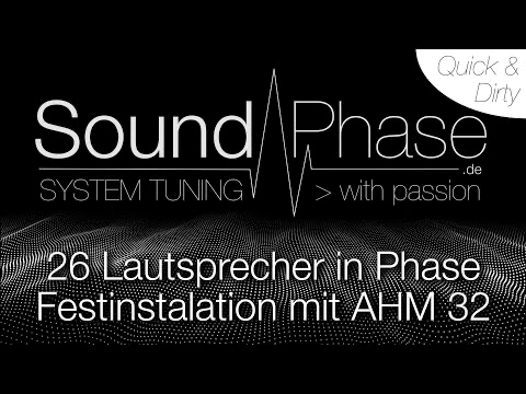 YouTube Vorschau – 26 Lautsprecher Festinstallation einmessen